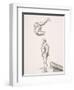 The Spring Board, Illustration from a Facsimilie of 'Excercises in Leaping and Vaulting', by A.…-null-Framed Giclee Print