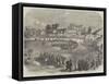 The Spring Meeting at Yokohama, Race of Japanese Officers, the Start-null-Framed Stretched Canvas