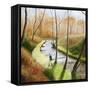 The Spring Path-Chris Ross Williamson-Framed Stretched Canvas