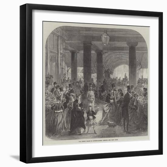 The Spring Season in Covent-Garden Market-null-Framed Giclee Print