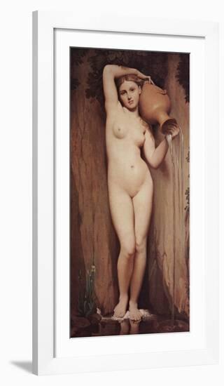The Spring-Jean-Auguste-Dominique Ingres-Framed Art Print