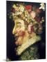 The Spring-Giuseppe Arcimboldo-Mounted Art Print