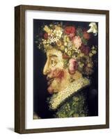 The Spring-Giuseppe Arcimboldo-Framed Art Print