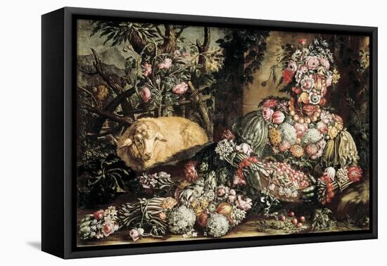 The Spring-Giuseppe Arcimboldo-Framed Stretched Canvas