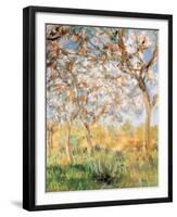 The Springtime-Claude Monet-Framed Art Print