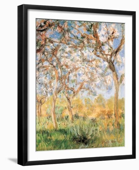 The Springtime-Claude Monet-Framed Art Print