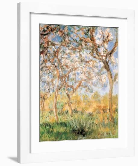 The Springtime-Claude Monet-Framed Art Print