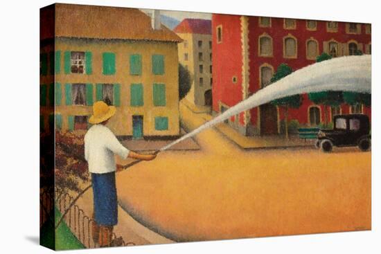 The Sprinkler (L'arroseur). Ca. 1925-Félix Elie Tobeen-Stretched Canvas