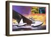 The Spruce Goose Flying Plane-Wilf Hardy-Framed Premium Giclee Print