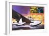 The Spruce Goose Flying Plane-Wilf Hardy-Framed Premium Giclee Print