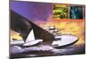 The Spruce Goose Flying Plane-Wilf Hardy-Mounted Premium Giclee Print