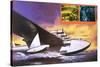 The Spruce Goose Flying Plane-Wilf Hardy-Stretched Canvas