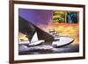 The Spruce Goose Flying Plane-Wilf Hardy-Framed Giclee Print