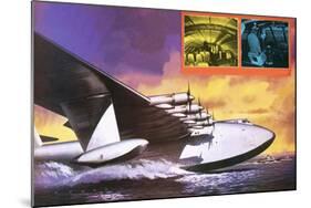 The Spruce Goose Flying Plane-Wilf Hardy-Mounted Giclee Print