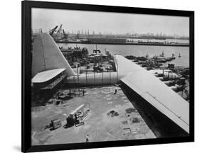 The Spruce Goose under Construction-null-Framed Photographic Print