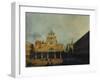 The square in front of San Giacomo di Rialto, Venice. Before 1730-Canaletto-Framed Giclee Print