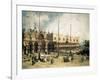 The Square of Saint Mark's, Venice (Piazza San Marco)-Canaletto-Framed Art Print