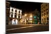 The Square of San Francisco in Old Havana at Night-Kamira-Mounted Photographic Print