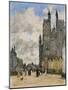 The Square of the Church of Saint Vulfran in Abbeville-Eugène-Louis Boudin-Mounted Giclee Print