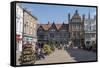 The Square, Shrewsbury, Shropshire, England, United Kingdom-Rolf Richardson-Framed Stretched Canvas