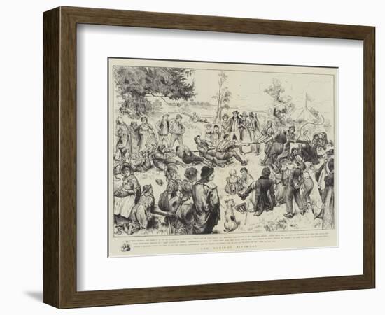 The Squire's Birthday-Frederick Barnard-Framed Giclee Print