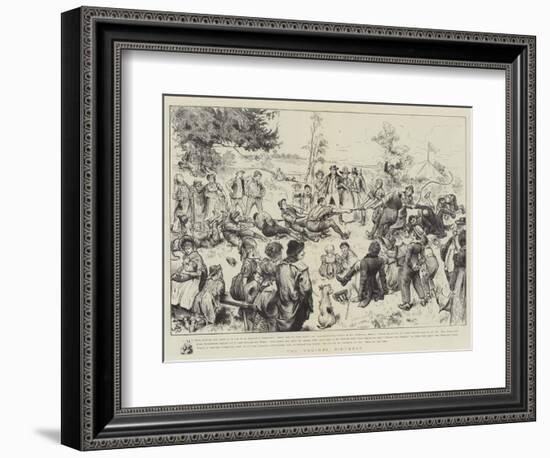 The Squire's Birthday-Frederick Barnard-Framed Giclee Print