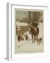 The Squire's Christmas Box-John Charles Dollman-Framed Giclee Print