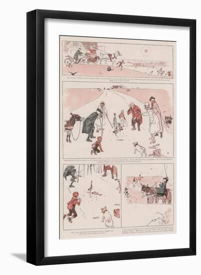 The Squire's Christmas Present-Cecil Aldin-Framed Giclee Print