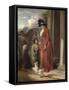 The Squire's Door, c.1790-George Morland-Framed Stretched Canvas