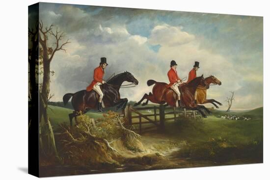 The Squire with the Quorn, c.1827-John E. Ferneley-Stretched Canvas