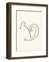 The Squirrel-Pablo Picasso-Framed Serigraph