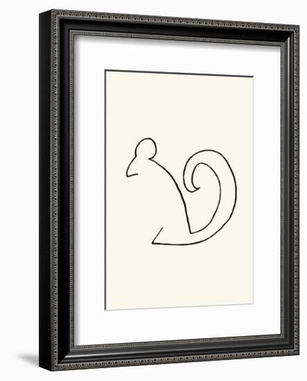 The Squirrel-Pablo Picasso-Framed Serigraph