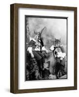 The Squirrelton Twins-Grand Ole Bestiary-Framed Art Print