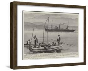 The Ss Coya on Lake Titicaca-null-Framed Giclee Print