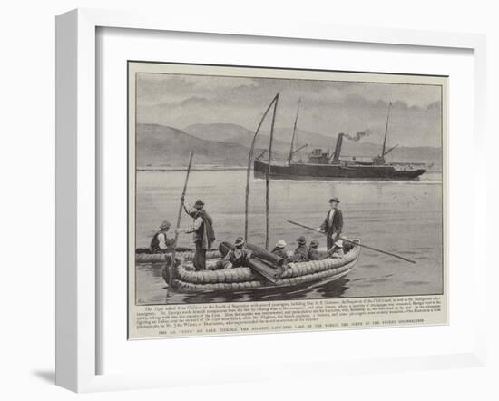 The Ss Coya on Lake Titicaca-null-Framed Giclee Print