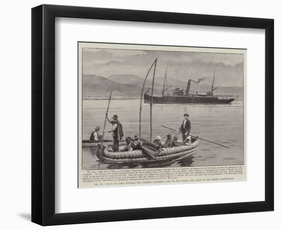 The Ss Coya on Lake Titicaca-null-Framed Giclee Print