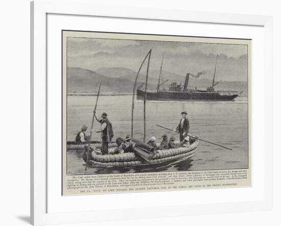 The Ss Coya on Lake Titicaca-null-Framed Giclee Print