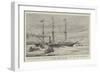 The Ss Falcon Leaving St John'S, Newfoundland, with the Peary Expedition to the Arctic Regions-Charles William Wyllie-Framed Giclee Print