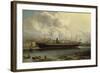 The SS 'Great Britain' leaving Cumberland Basin on her Maiden Voyage, 23rd January, 1845-Joseph Walter-Framed Giclee Print