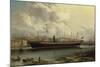 The SS 'Great Britain' leaving Cumberland Basin on her Maiden Voyage, 23rd January, 1845-Joseph Walter-Mounted Giclee Print