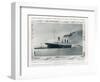 The Ss Titanic Leaving Southampton to Embark on Its Ill-Fated Journey-null-Framed Photographic Print