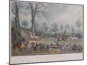 The St. Albans Grand Steeple Chase, March 8th 1832, the Winning Post, 1838-John Corbet Anderson-Mounted Giclee Print