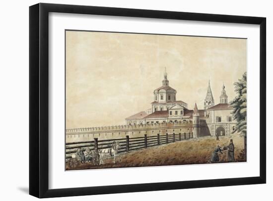 The St. Andronik Monastery in Moscow, 1780S-Francesco Camporesi-Framed Giclee Print