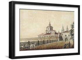 The St. Andronik Monastery in Moscow, 1780S-Francesco Camporesi-Framed Giclee Print