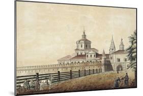 The St. Andronik Monastery in Moscow, 1780S-Francesco Camporesi-Mounted Giclee Print