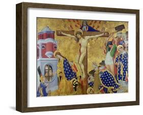 The St. Denis Altarpiece, Completed in 1416 for the Church of the Chartreuse of Champnol-Henri Bellechose-Framed Giclee Print
