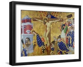 The St. Denis Altarpiece, Completed in 1416 for the Church of the Chartreuse of Champnol-Henri Bellechose-Framed Giclee Print