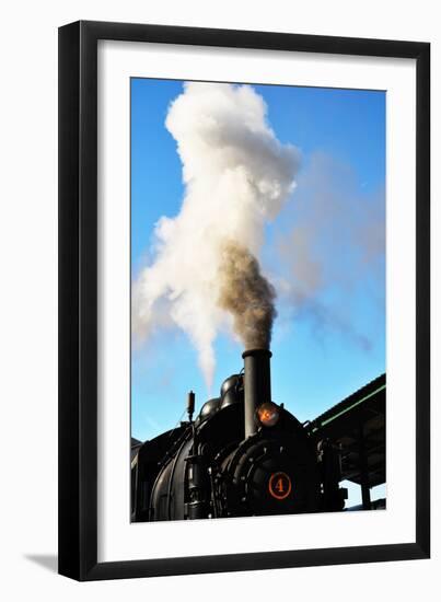 The St. Elizabeth: Steam Days-Amanda Barrett-Framed Photographic Print