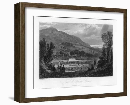 The St Fillan Games, Scotland, 19th Century-W Forrest-Framed Giclee Print