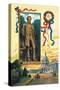 The St. Gaudens Statue and the Capitol-C. Chapman-Stretched Canvas